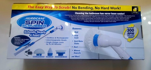 Hurricane spin scrubber power - scrubber,