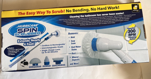 New hurricane spin - spin, scrubber