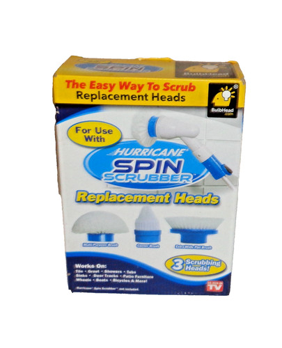 Hurricane spin scrubber with - scrubber,